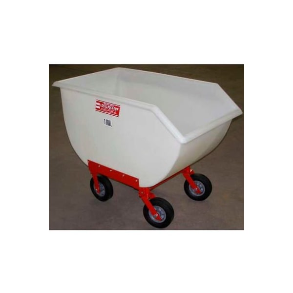 Loyal Roth - T.R. Metal Crafters - Hayrite Poly-Tuf 11 Bushel 4 Wheel Polyethylene Nursery Cart P11-4WI - main